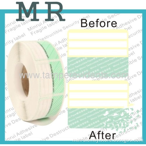 Custom Rolls Of Destructible Labels,tamper Proof Labels Manufacturers